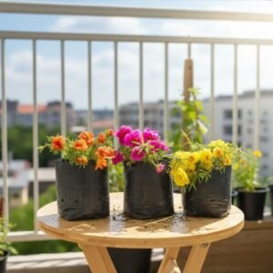 Set of 3 - Portulaca Moss rose (any colour) in 3 Inch Nursery Bag